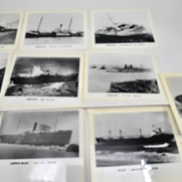 Vintage Maritime Postcard Collection Of 14 Black & White Ship Photographs LI636 - Picture 4 of 6